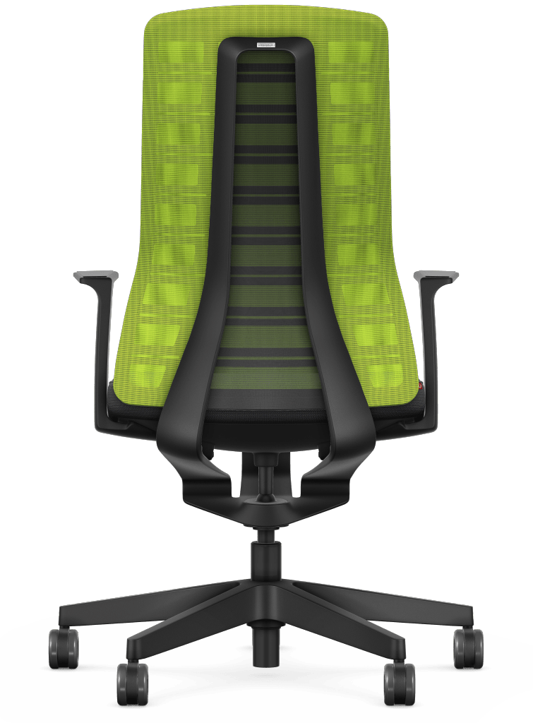 PURE ACTIVE #01 | Grün-Schwarz | aktiver Sitzen im Homeoffice | patentierte Smart-Spring-Technologie 