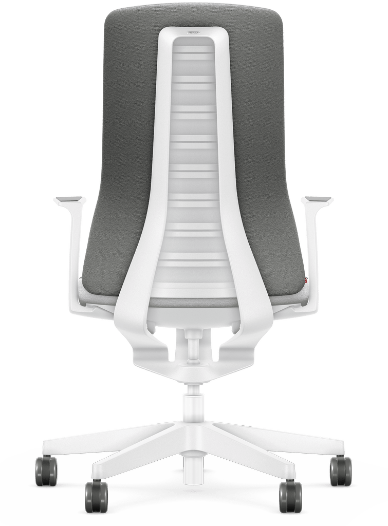 PURE INTERIOR #09 | Grau | ergonomisches Design in weiß | patentierte Smart-Spring-Technologie