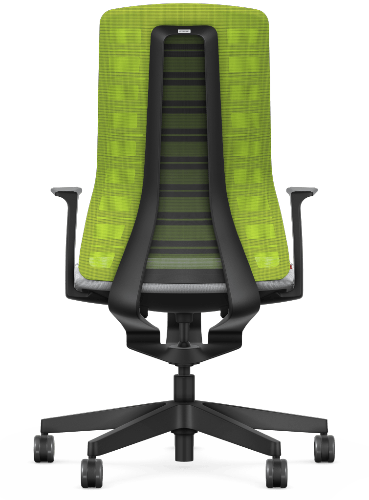 PURE ACTIVE #08 | Grün-Grau | aktiver Sitzen im Homeoffice | patentierte Smart-Spring-Technologie
