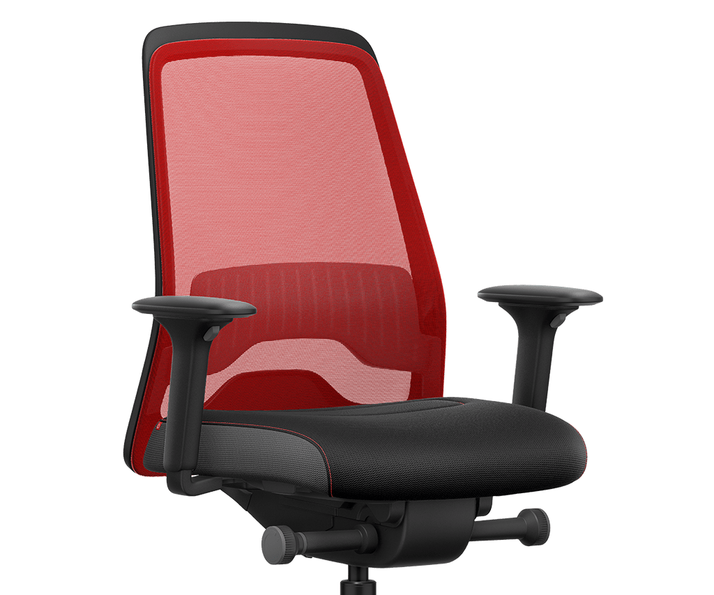 ergonomischer Bürostuhl mit Netzrücken