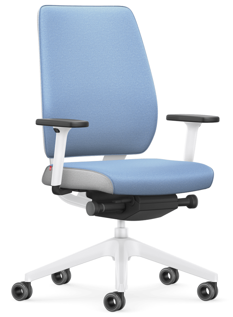 Interstuhl JOYCE INTERIOR Edition #08 - blau -  ergonomischer Bürostuhl - individuell einstellbar