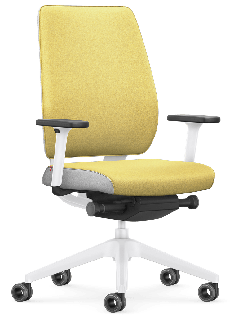Interstuhl JOYCE INTERIOR Edition #11 - gelb - ergonomischer Bürostuhl - individuell einstellbar