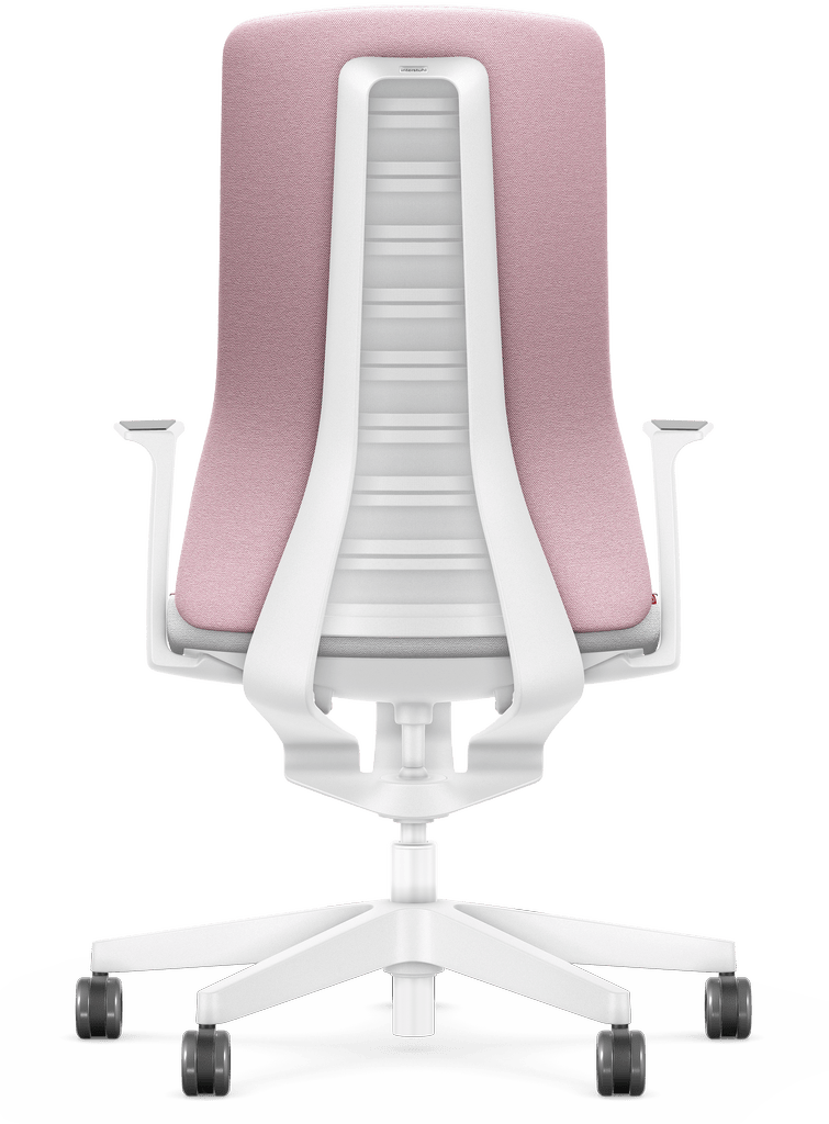 PURE INTERIOR #03 | Rosa | ergonomisches Design in weiß | patentierte Smart-Spring-Technologie