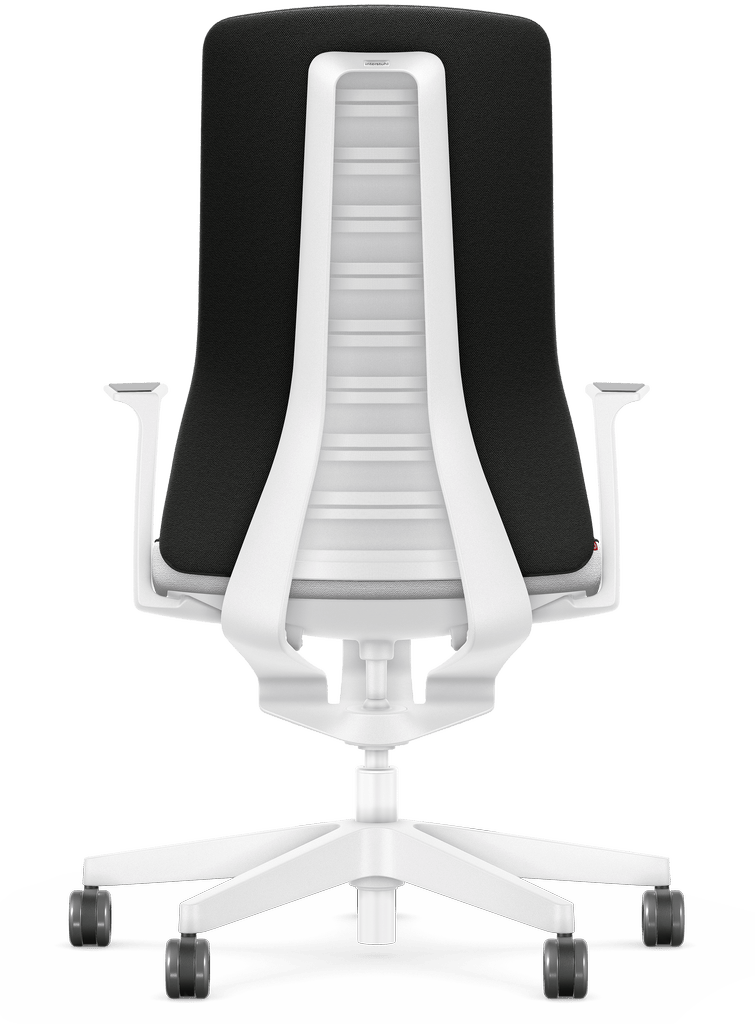 PURE INTERIOR #07 | Schwarz | ergonomisches Design in weiß | patentierte Smart-Spring-Technologie
