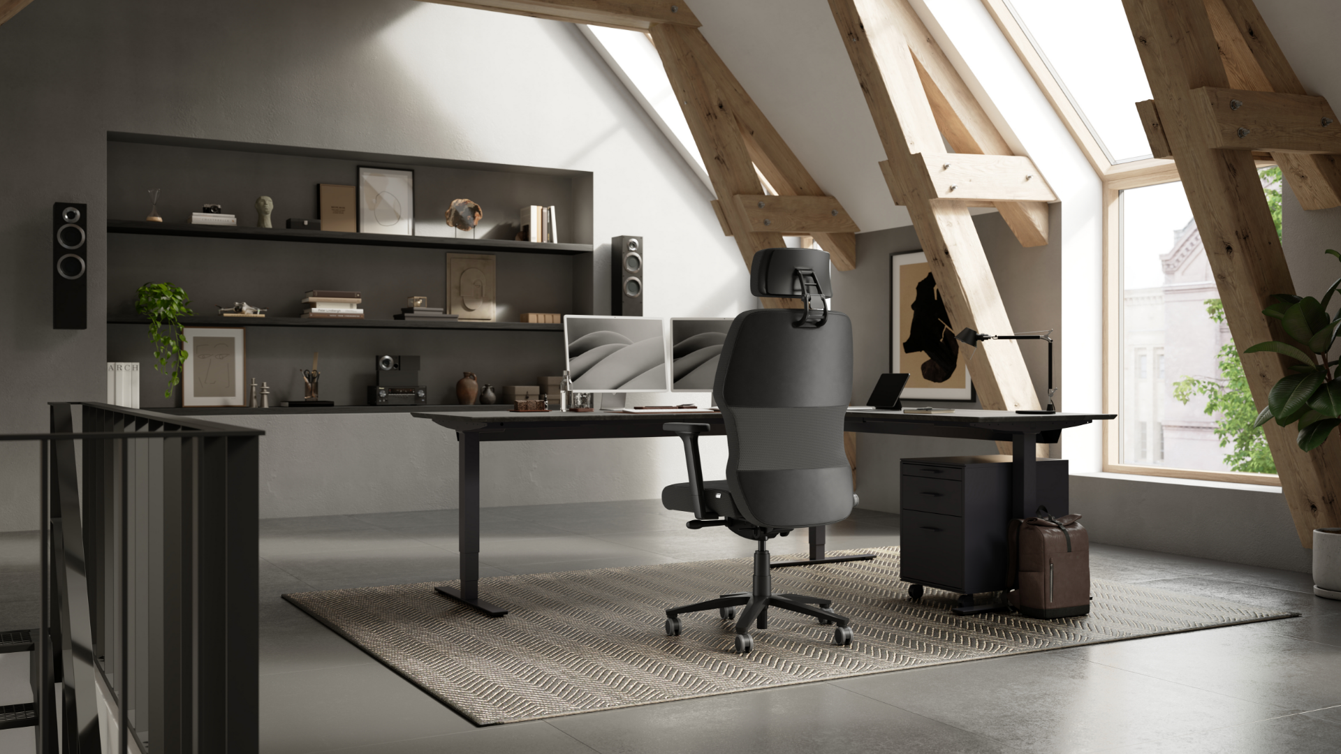 Stabiler Bürostuhl in Homeoffice Ambiente