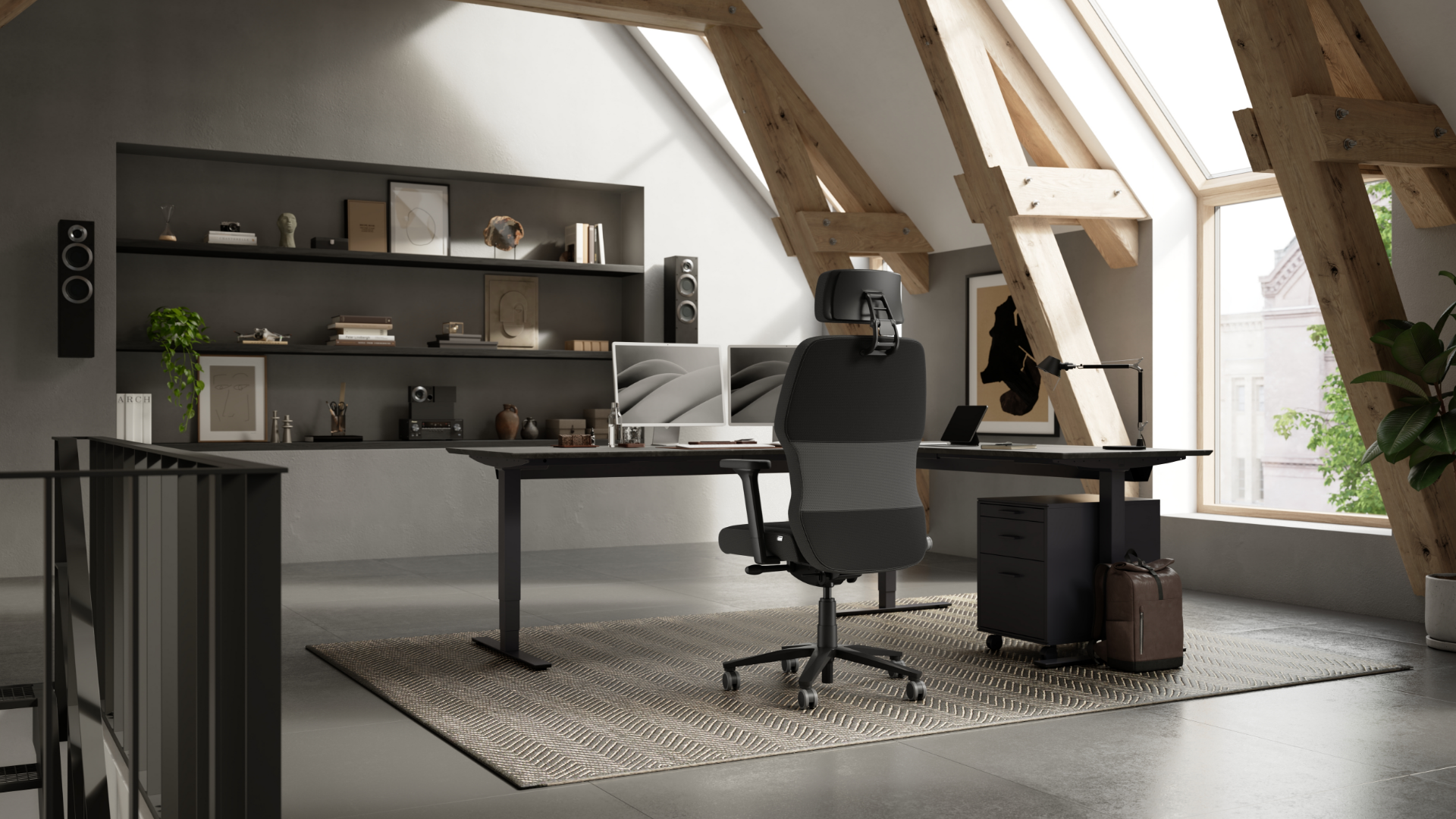 XXL Bürostuhl im Homeoffice Büro